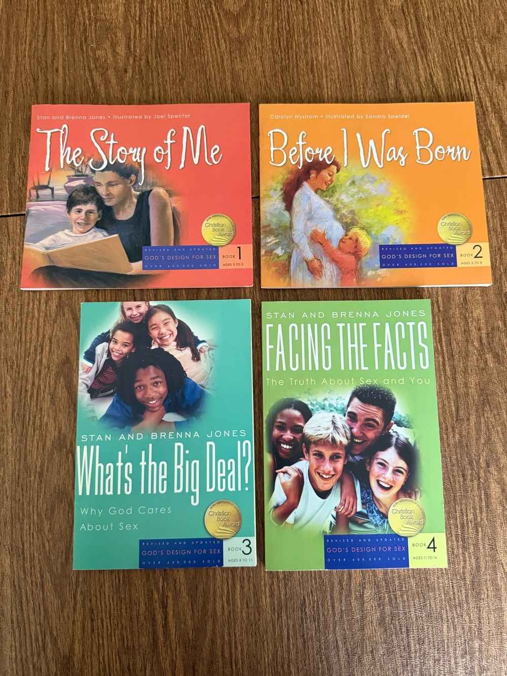 NavPress God’s Design for Sex Child Adolescent Youth 4 Book Series Ages 3-14